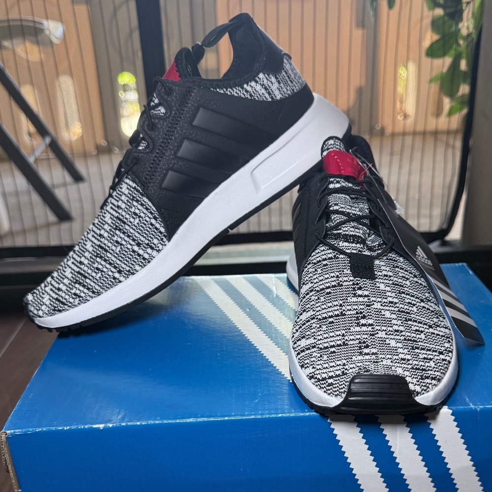 NWT Adidas Originals X_PLR CP9797 Black White Red Women’s Size 5.5 Sneakers